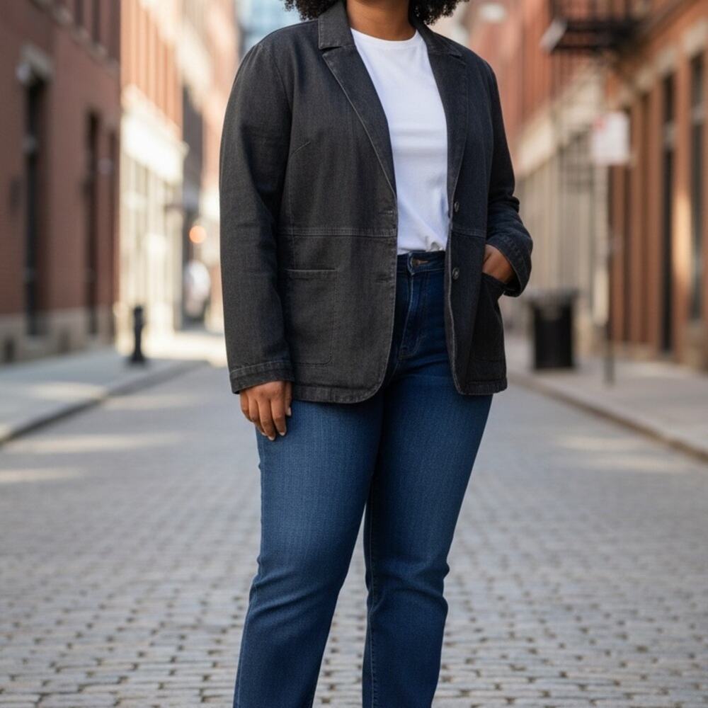 Chico's Charcoal Blazer